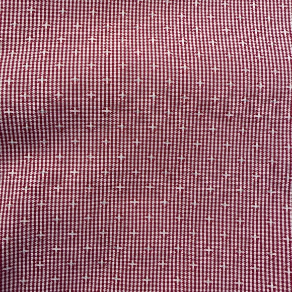 Lorenzo Uomo Red Long Sleeve Button Down Collared Dress Shirt Sz XL - Picture 5 of 9